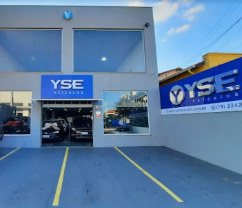 Fachada da YSE Veículos no Taquaral, em Campinas